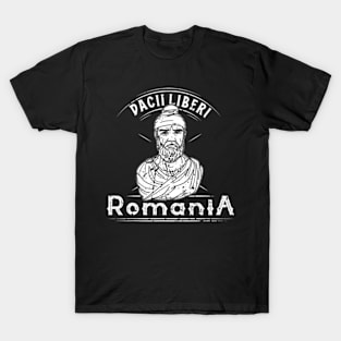 Decebal ancestry souvenir nation Romania Transilvania T-Shirt